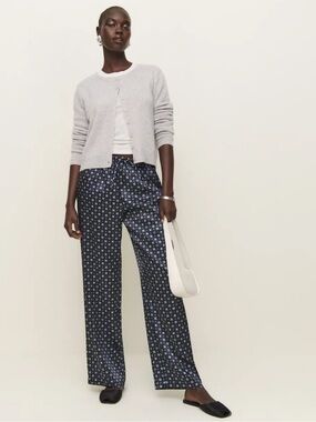 Reformation Olina Silk Pants - Windsor Color